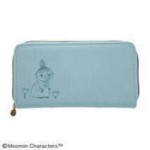 ムーミン　MOOMIN たっぷり入る長財布　SMOKY BLUE 宝島社付録_画像1