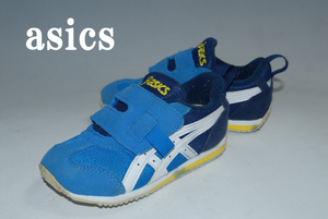 ◆DSC3982◆驚愕の1000円～完全売り切り！アシックス/asics/16㎝/ロー/青/良品/口コミ高評価！圧巻の存在感！ストリートで注目の１足！