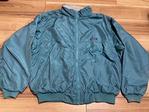 patagonia パタゴニア p6 シェルドシンチラジャケット　ナイロンジャケット リバーシブル　グリセード　エメラルドグリーン　ＸＬサイズ