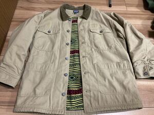 patagonia パタゴニア　p6 ヌエボレジンジャケット　カバーオール　ワークジャケット ブルズアイXカーキ　１９９４年製　Ｍサイズ　新品