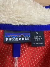 patagonia パタゴニア p6 レトロX クラシックレトロカーディガン　フリースジャケット　ナチュラル　毛長タイプ　ＵＳＡ製 Ｍサイズ_画像10