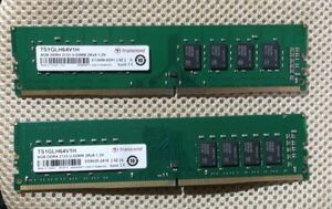 Transcend DDR4 2133 8GB 2枚セット　合計16GB 　動作確認済