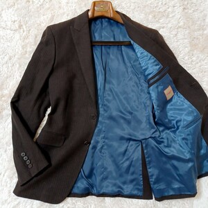 ジュンコシマダ JUNKO SHIMADA テーラードジャケット ブラウン 茶色 メンズ L 大きいサイズ