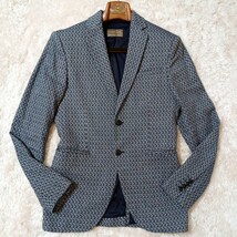 ZARA ザラ テーラードジャケット ブレザー 総柄 メンズ 46Mサイズ相当 ストレッチ 伸縮性_画像3