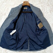 ZARA ザラ テーラードジャケット ブレザー 総柄 メンズ 46Mサイズ相当 ストレッチ 伸縮性_画像2