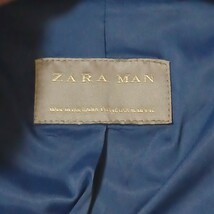 ZARA ザラ テーラードジャケット ブレザー 総柄 メンズ 46Mサイズ相当 ストレッチ 伸縮性_画像8