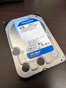 【美品】WD HDD 内蔵ハードディスク 3.5インチ 6TB SMR WD Blue WD60EZAZ-EC SATA 5400rpm 005