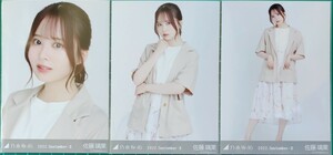 乃木坂46　生写真　３種コンプ　佐藤璃果　オフィスカジュアル