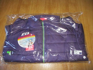 EVA・エヴァレーシング・スーパーGT コンパクト収納袋付き防寒中綿入りダウン系ジャケット 未使用 デッドストック サイズL