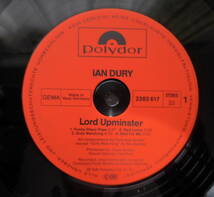 IAN DURY イアン・デューリー／LORD UPMINSTER　ドイツ・オリジナル盤 美盤_画像3