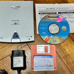 格安◆Panasonic KXL-RW31AN◆外付け ポータブルCD-R/RWドライブ◆中古【元箱なし、ネコポス発送】