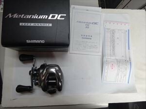 【即決有】シマノ　１５メタニウムDC　左　ベイトリール　中古F　１７年に購入