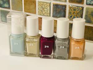[ prompt decision ] pa nail color 5 pcs set 