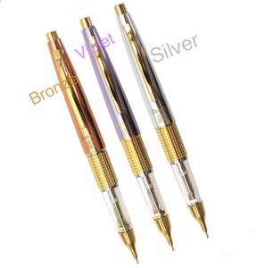 New！ Pentel Kerry Limited Edition Skeleton 3Colors ぺんてる ケリー 限定 0.5mm 透明 スケルトン 3本セット