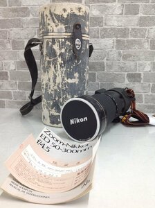 Nikon◆ニコン Ai-S Zoom Nikkor ED 50-300mm F4.5 ニッコール レンズ 望遠ズーム 現状品 説明書・ケース付き