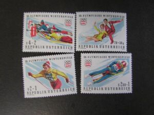 ②　1975　インスブルックオリンピック　オーストリア　4種完　
