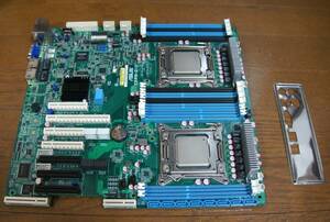 LGA2011 // ASUS Z9PR-D12 // サーバー ワークステーション / ハイエンド マザーボード // DUAL CPU / E5 XEON CPU２個付 / Win10Pro認証 