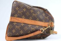 LOUIS VUITTON ルイヴィトン モノグラム ボストンバック LV キーポル45 2way ショルダー ハンド バッグ ブラウン 旅行 鞄 カバン 0134-Y_画像4