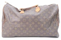 【ジャンク】LOUIS VUITTON ルイヴィトン LV モノグラム スピーディ40 ブラウン系 ハンドバッグ ミニボストン 手持ち 手提げ 鞄 0236-HA_画像3