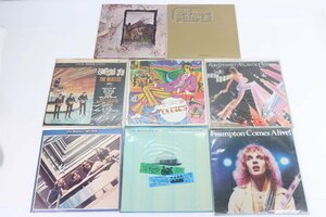 【8点】レコード まとめ売り LP 洋楽 アルバム THE BEATLES 24CARAT PURPLE ROD STEWART ATLANTIC CROSSING 等 0634-KS