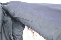 HERMES エルメス テーラードジャケット ウール100％ 上着 ネイビー 紺系 サイズ46 イタリア製 メンズ 男性 0771-HA_画像9
