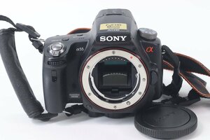 SONY ソニー α55 デジタル 一眼レフ カメラ ボディ ブラック 動作未確認 43071-Y