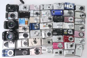 【50点】デジタルカメラ コンパクトカメラ コンデジ まとめ売り CANON/FUJIFILM/PENTAX/CASIO/NIKON/SANYO 等 20536-Y