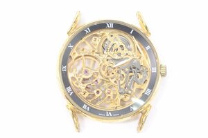【ジャンク品】Sinn ジン スケルトン 手巻き 腕時計 フェイスのみ ゴールドカラー 1118-N