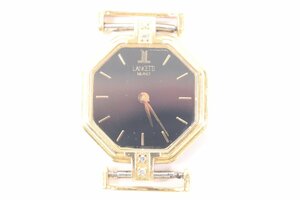 【ジャンク品】LANCETTI ランチェッティ 18K/750 金無垢 クォーツ レディース 腕時計 フェイスのみ 1089-N