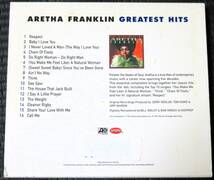 ◆Aretha Franklin◆ アレサ・フランクリン Greatest Hits グレイテスト・ヒッツ Best ベスト 輸入盤 帯付き CD ■2枚以上購入で送料無料_画像2