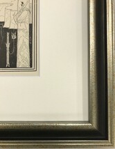 【特価】　≪　　オーブリー・ビアズリー　　≫　　オリジナルラインブロック　　SIGFRIED　　1899年　　AUBREY　BEARDSLEY_画像3