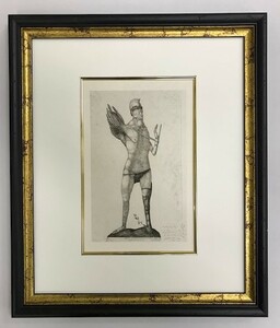 [ special price ] { pawl kre-} etching [ copperplate engraving ] THE HERO WITH THE WING 1945 year PAUL KLEE