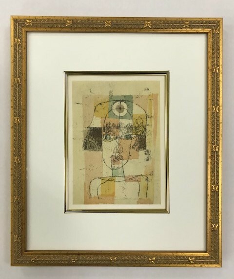 【特価】　≪　　パウル 　クレー 　　≫　　リトグラフ【石版画】　　PORTRAIT AU NEZ RETROUSSE　　1960年　 　MOURLOT　　 　PAUL　KLEE