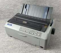 M◆EPSON(エプソン)/ドットインパクトプリンタ/VP-880/パラレル・USB/用紙ガイド(後)・中古リボン付き/印字良好(1_画像1