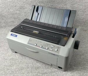 M◆EPSON(エプソン)/ドットインパクトプリンタ/VP-880/パラレル・USB/用紙ガイド(後)・中古リボン付き/印字良好(1