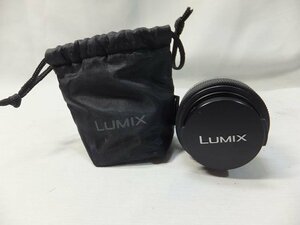 ジャンク品◆Panasonic/パナソニック◆LUMIX G20mm/F1.7 H020 マイクロフォーサーズ　単焦点　カメラ　レンズ