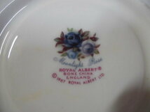 12-130♂ROYAL ALBERT/ロイヤルアルバート カップ＆ソーサー 5客まとめ売り ミントン/ムーンライトローズ♂_画像9