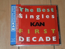 ベストアルバム CD★KAN / The Best Singles FIRST DECADE★愛は勝つ,まゆみ,MAN,SONGWRITER,言えずのI LOVE YOU_画像1