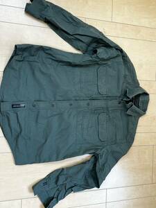  511　5.11 コットンシャツ 　グリーン M WOOLRICH　USMC 海兵隊 　初期アフ 　