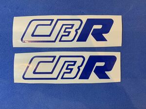 送料無CBR400F純正タイプカスタムステッカー2枚セット青カッティング ステッカーBEETアンダー　カウル　タイムセール！