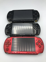 ジャンク 本体 ＰＳＰ ３台セット 動作不良品 保証無し PSP-1000 2000 3000 プレイステーションポータブル_画像1