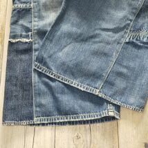 ☆DENIM＆DUNGAREE デニムアンドダンガリー☆USED加工 デニム パンツ KIDS Size（16）S1377_画像4