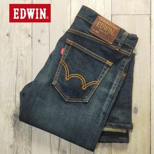 *EDWIN Edwin *Lot503 W32 USED обработка распорка Denim брюки S1416