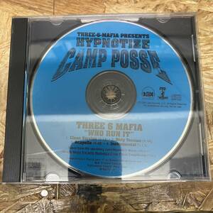 ◎ HIPHOP,R&B THREE 6 MAFIA - WHO RUN IT INST,シングル CD 中古品