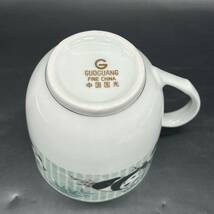 中国美術　中国国光　マグカップ 蓋付き　茶器 茶道具　パンダ　竹　梅　カップ　湯呑み　T17-2_画像5