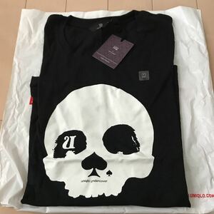 希少 新品未使用 ユニクロ × アンダーカバー UUグラフィックT 七分袖 Mサイズ ブラック UNIQLO ジュンタカハシ UU undercover 限定