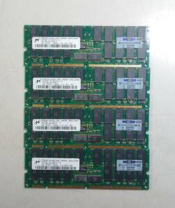 KN4304 [ Junk ] Micron память *PC133R-333-542-Z*1GBx4 листов итого 4GB