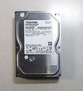 KN4336 【中古品】 TOSHIBA DT01ABA100V 1000GB/1TB 3.5インチ内蔵HDD (使用時間:2850h)