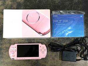 ◇☆SONY PSP-3000 本体 ピンク 充電器付き バッテリー欠品♪