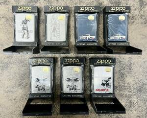 ☆X74)未使用 Zippo ジッポ ゴルゴ13 7点まとめて さいとうたかを ライター ★